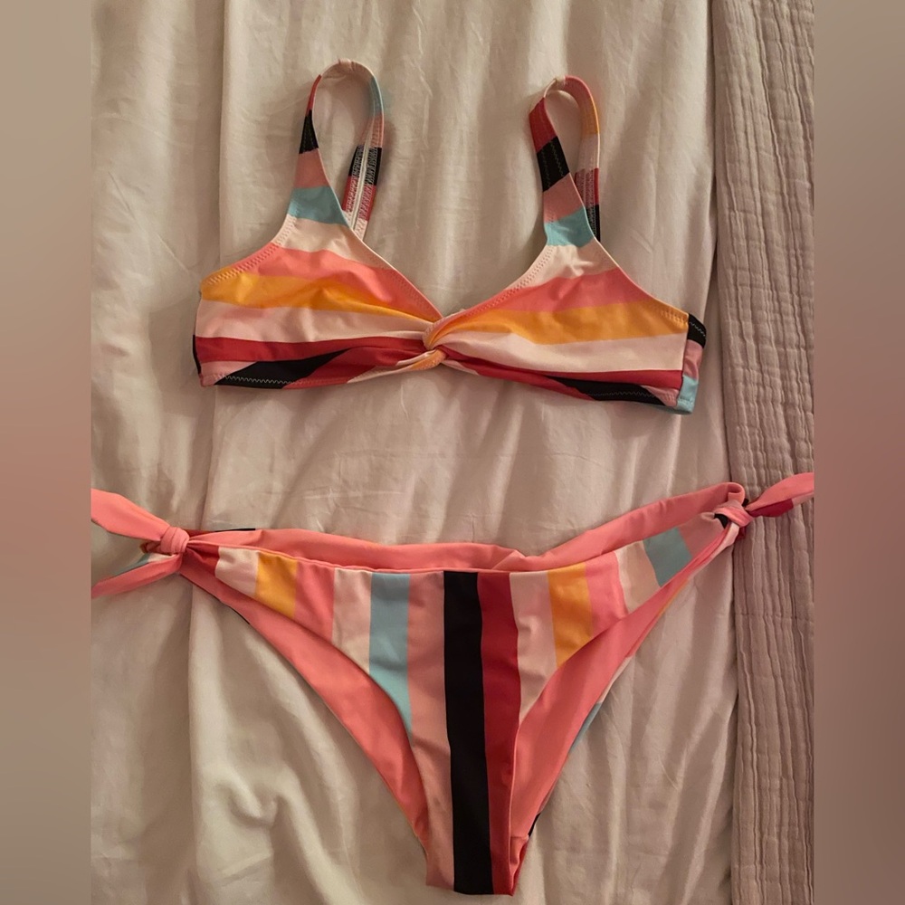 Anthropologie Striped Bikini